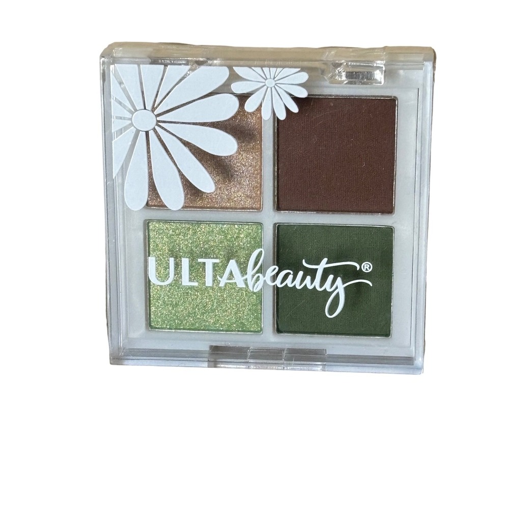 NEW Ulta Beauty Eye Shadow Palette Quad Green Brown Shimmer‎ Matte New Makeup